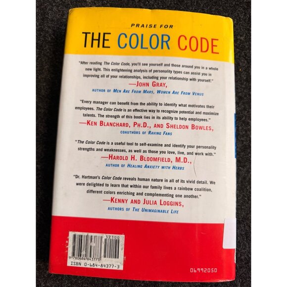 Color Your Future By Taylor Hartman Ph.D. Hardcover Self-Help Book - Picture 5 of 7